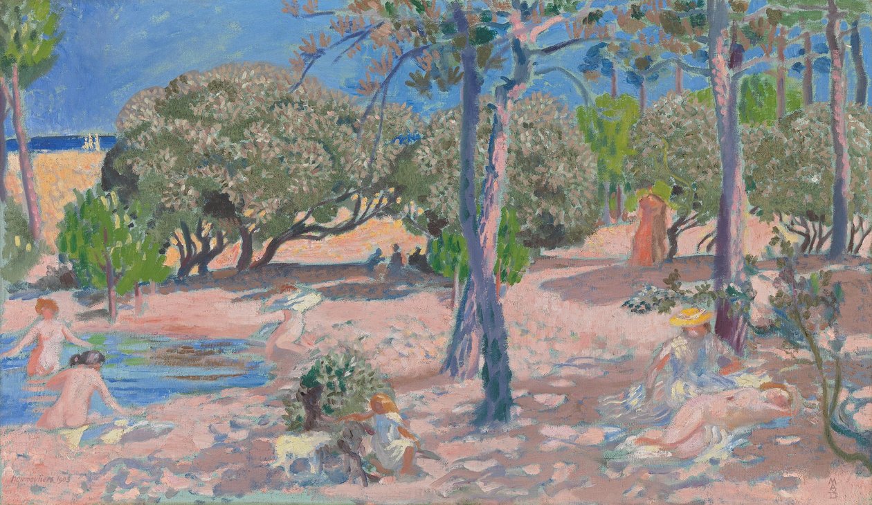 Letní den na ostrově Noirmoutier od Maurice Denis