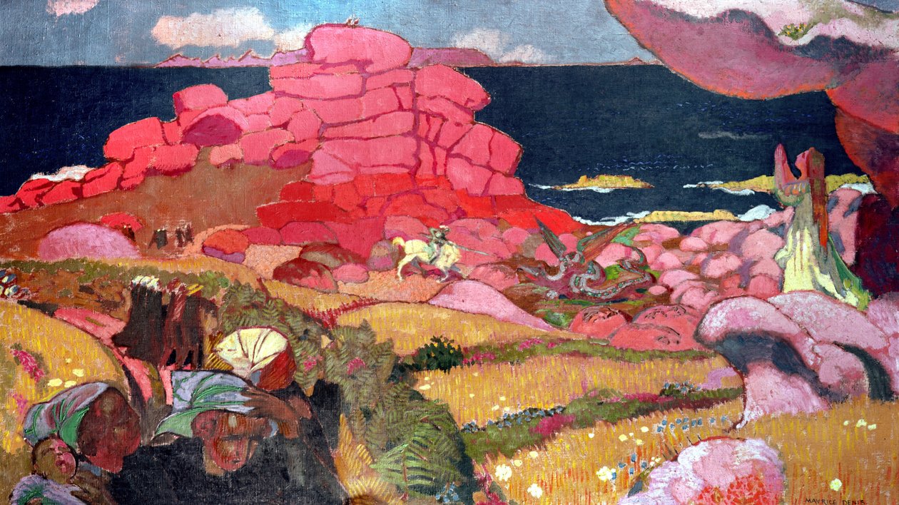 Svatý Jiří a drak od Maurice Denis