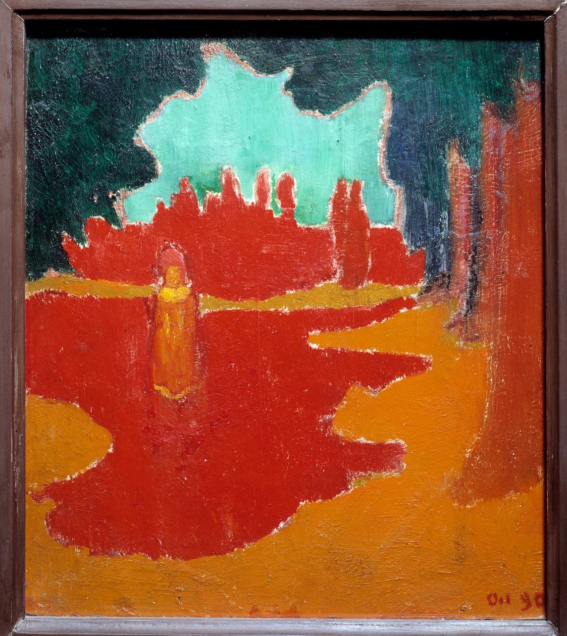 Sluneční skvrny na terase. Obraz Maurice Denise (1870-1943) od Maurice Denis
