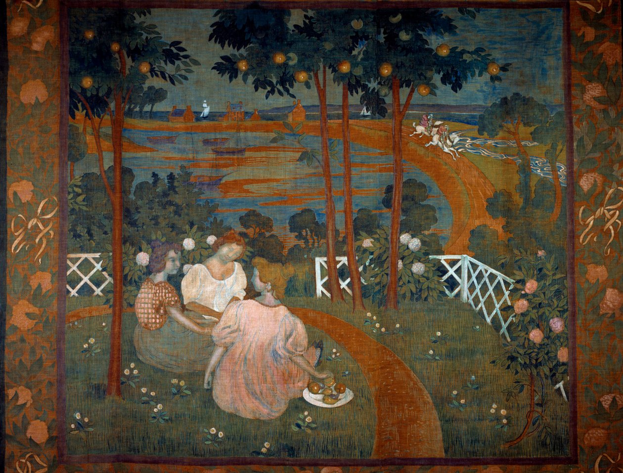 Projekt Den rytířství pro gobelín od Maurice Denise (1870-1943) 1898 od Maurice Denis