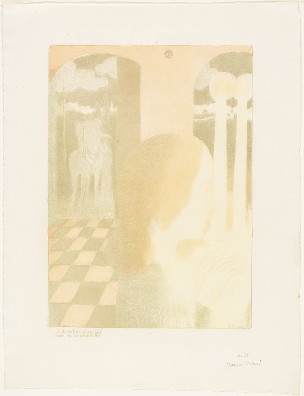 Rytíř nezemřel na křížové výpravě, deska pět z Love od Maurice Denis