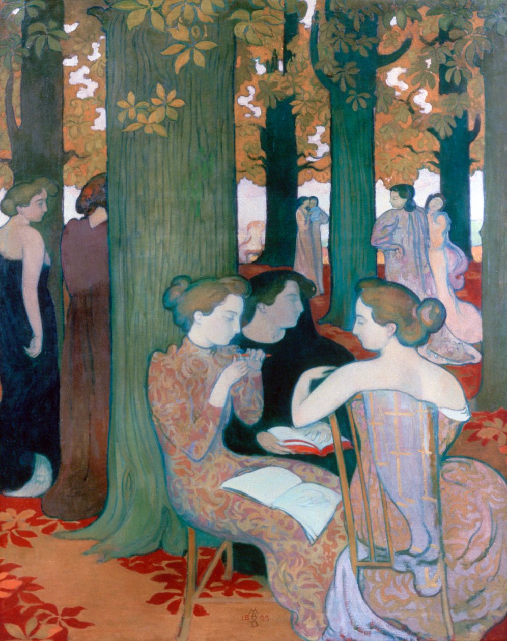 Múzy, 1893 od Maurice Denis