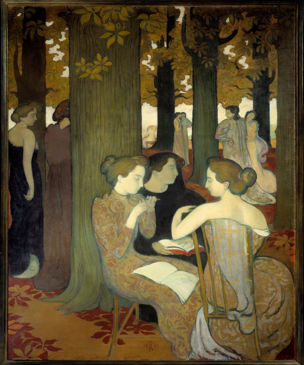 Múzy nebo v parku od Maurice Denis