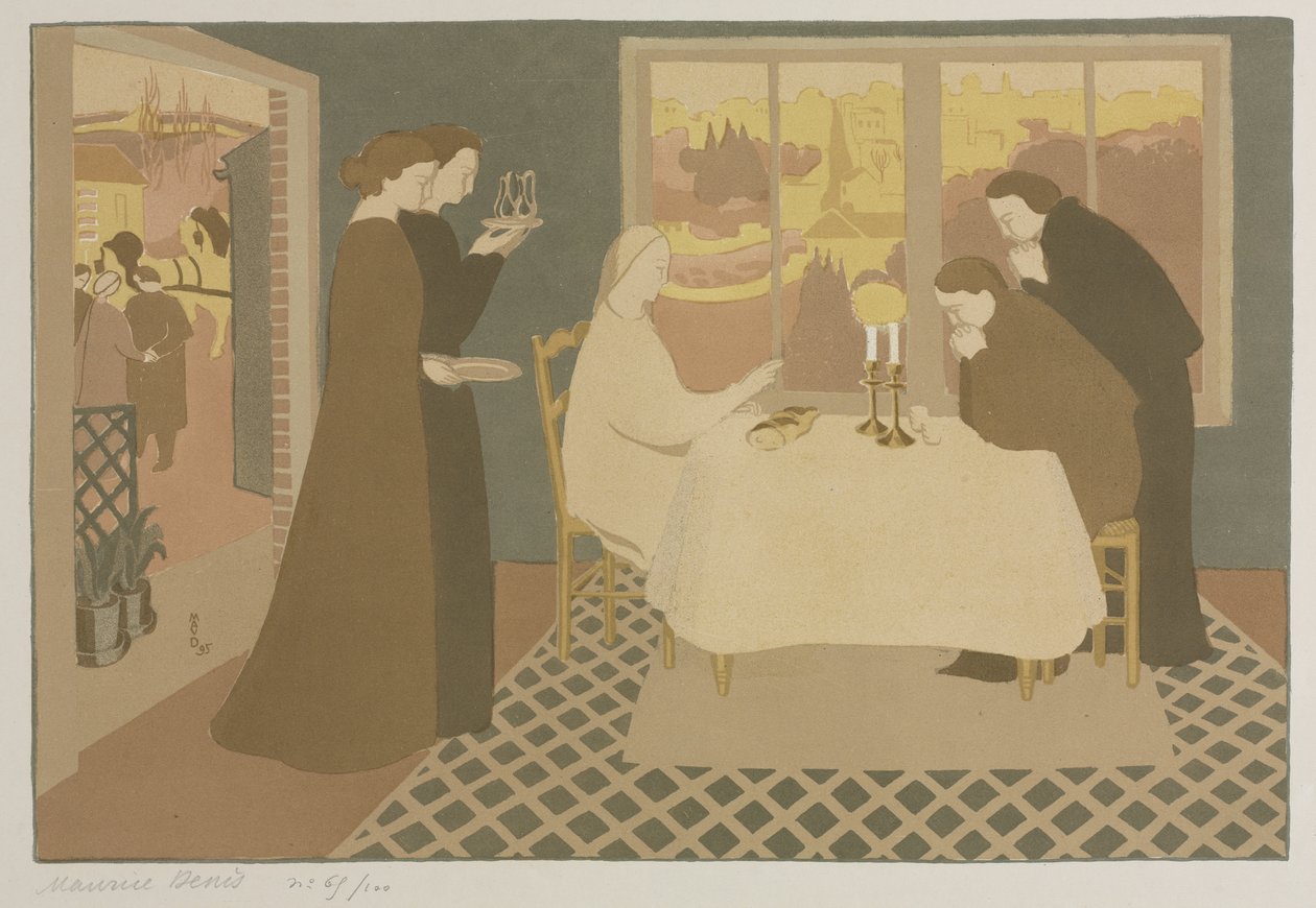 Poutníci v Emauzích od Maurice Denis