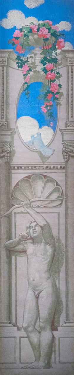 Příběh psychiky, panel IX. 1909 (olej na plátně) od Maurice Denis