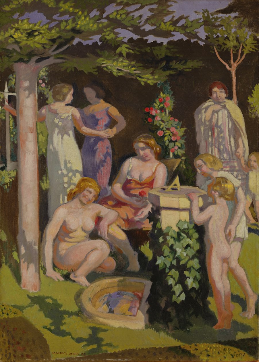 Sluneční hodiny, 1928 od Maurice Denis