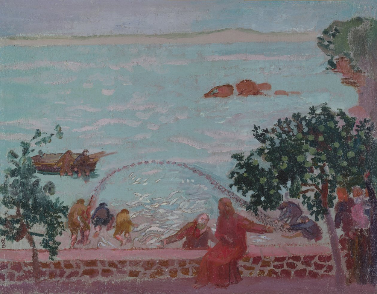 Zázračný tah ryb, asi 1910 od Maurice Denis