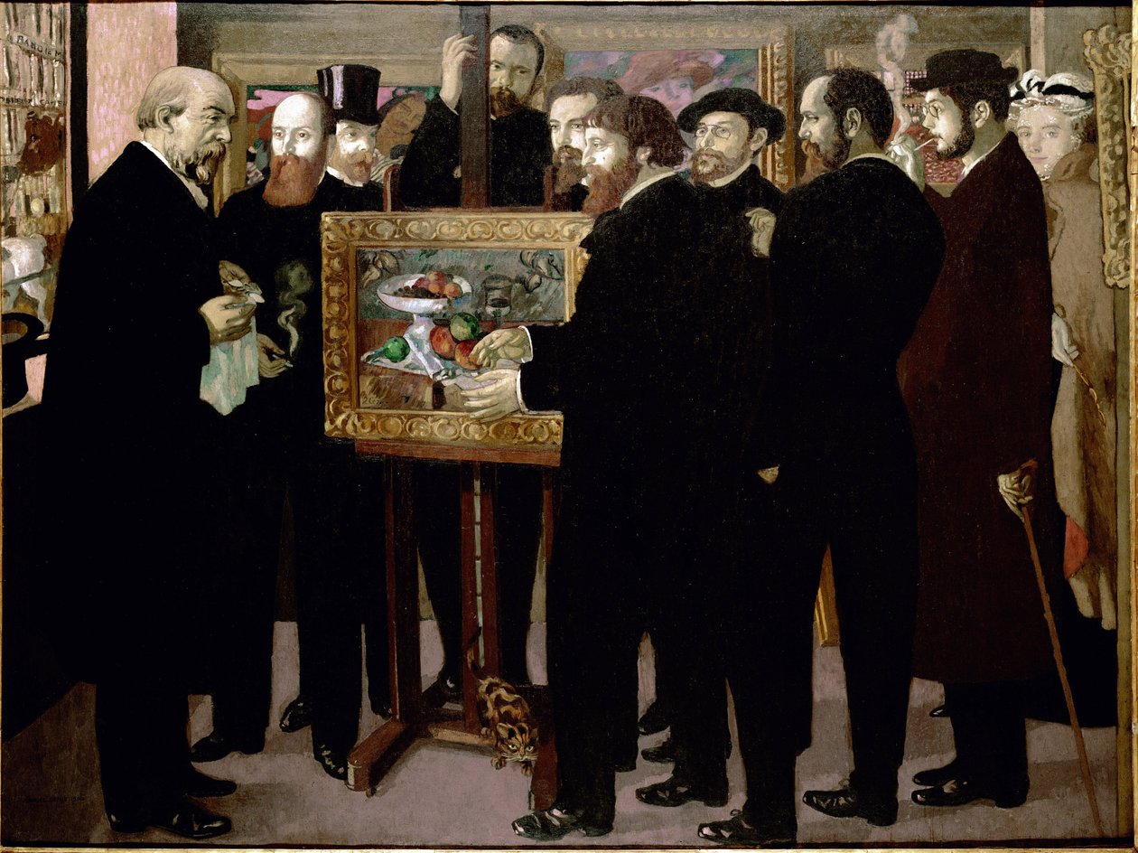 Pocta Cézannovi - Olej na plátně od Maurice Denis