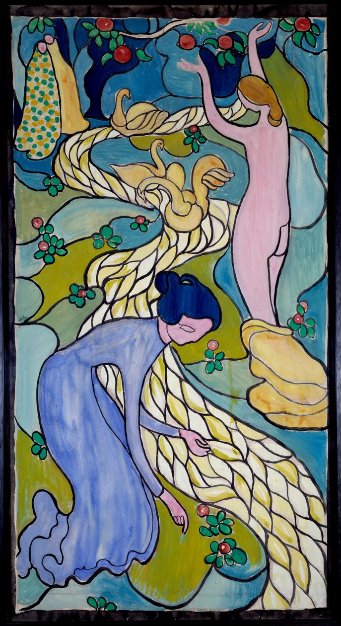 Obraz Ženy u potoka od Maurice Denise (1870-1943) 1894 (huile sur toile) od Maurice Denis