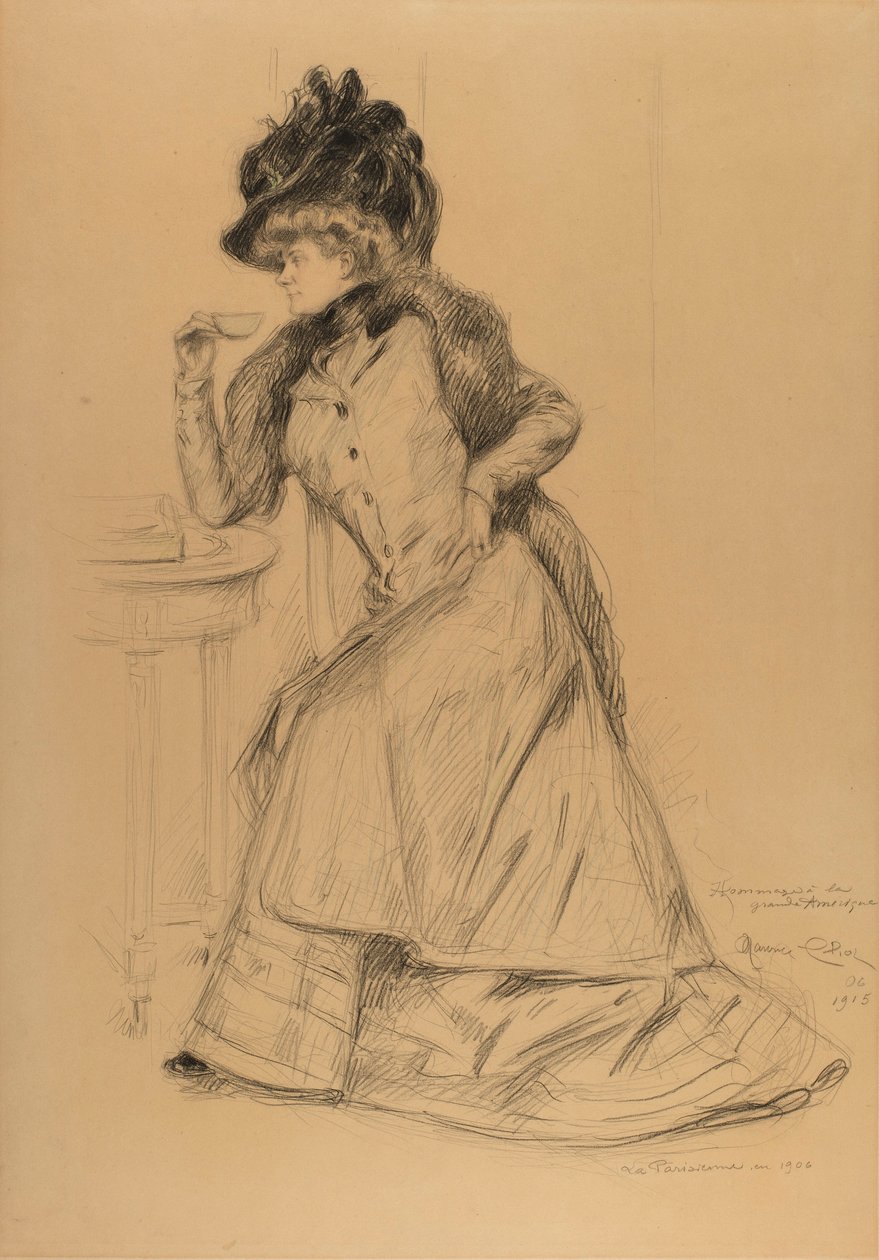La Parisienne v roce 1906 od Maurice Eliot