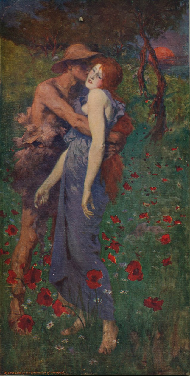 Idyla, 1891, c1915 od Maurice Greiffenhagen