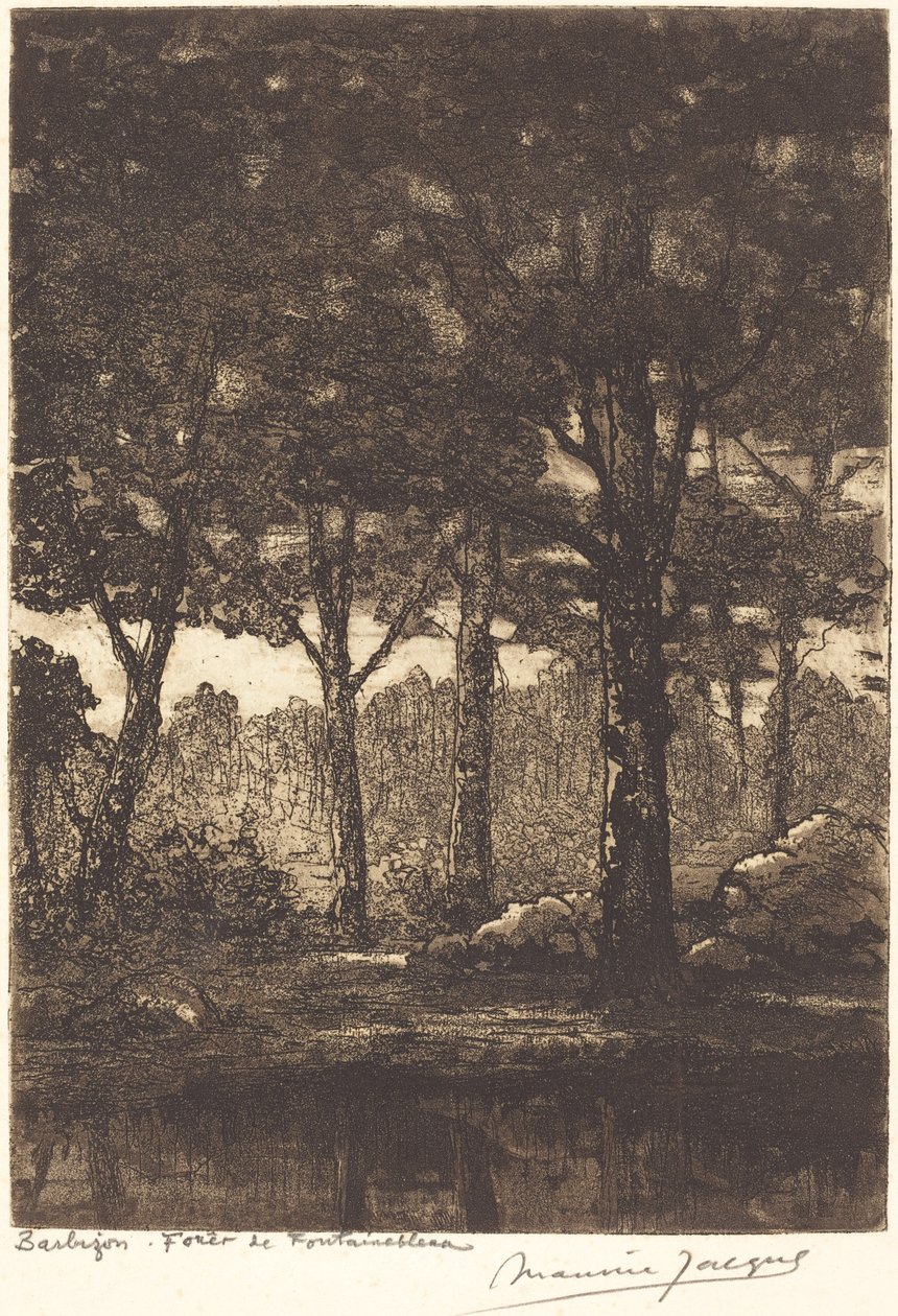 Barbizon: Les Fontainebleau od Maurice Jacque
