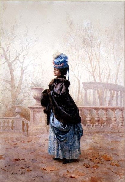 Elegantní dáma od Maurice Leloir