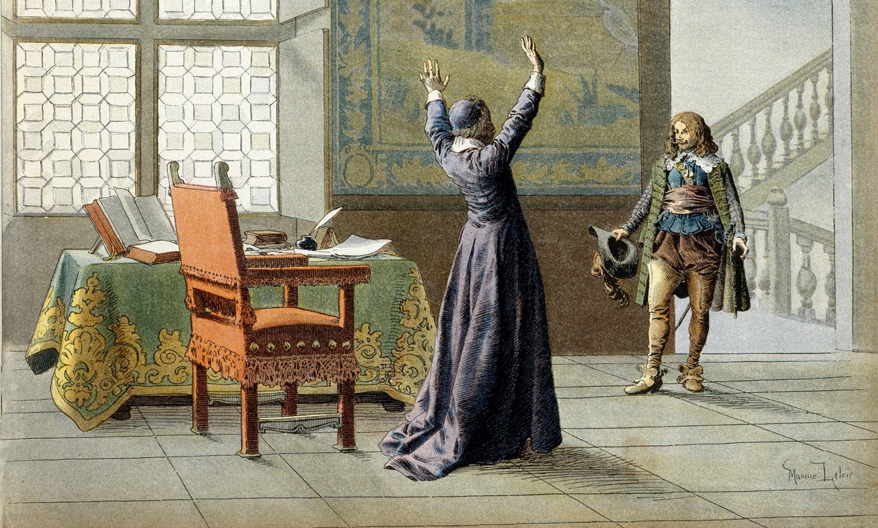 Historie Francie: Kardinál Richelieu (Armand Jean du Plessis od Maurice Leloir