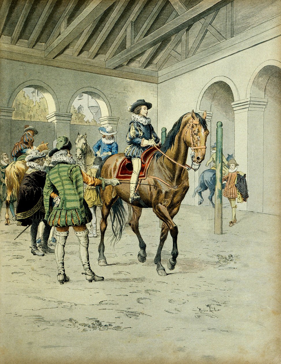 Historie Francie: Kardinál Richelieu (Armand Jean du Plessis od Maurice Leloir
