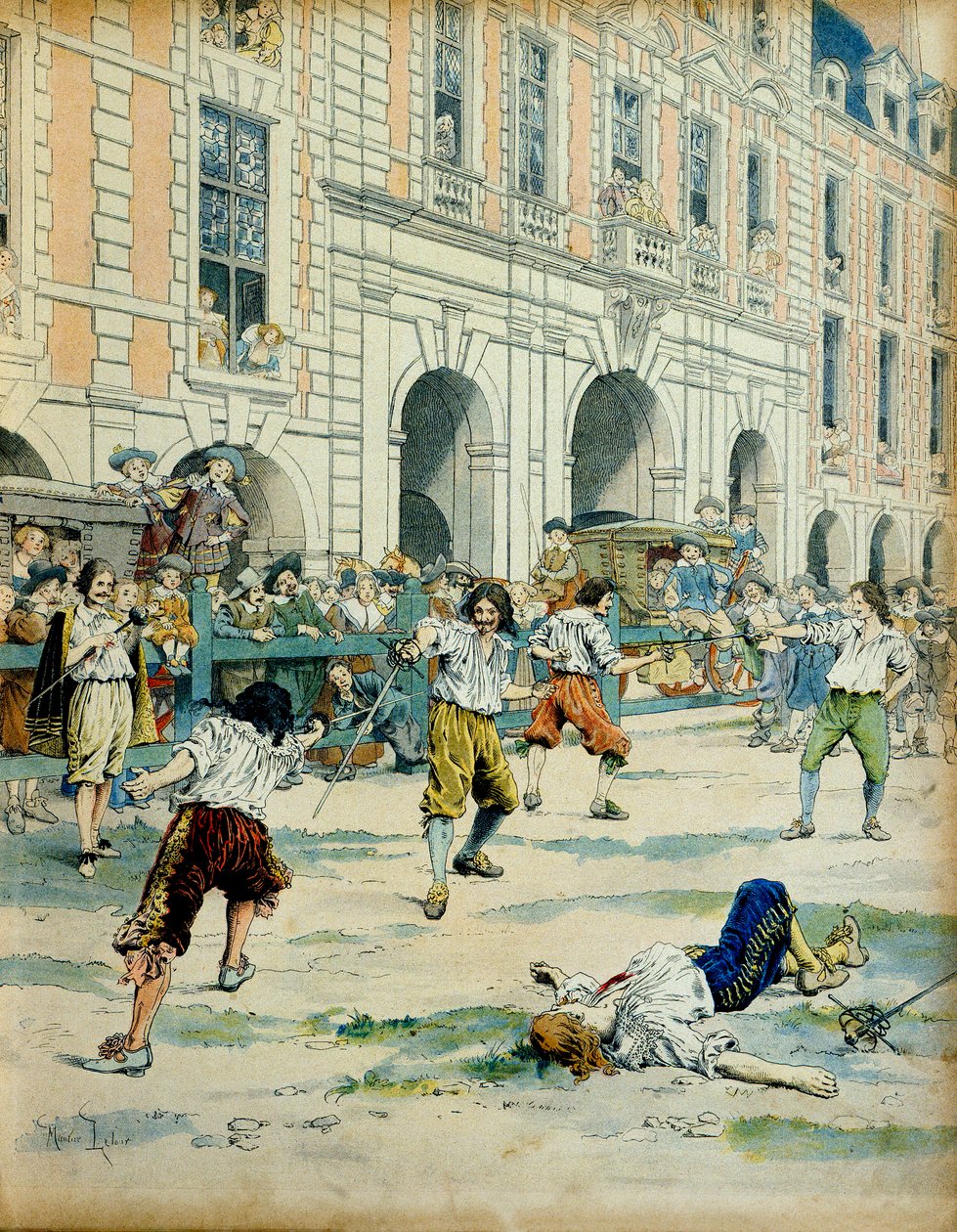 Dějiny Francie: Nová úprava (právo) od kardinála Richelieu (Armand Jean du Plessis od Maurice Leloir