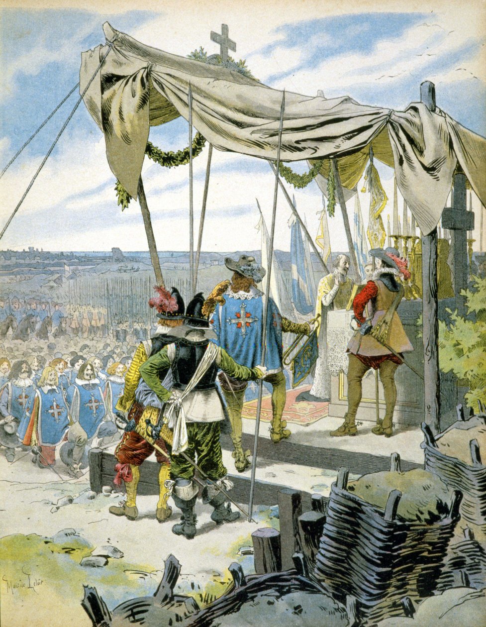 Mušketýři - v „“Richelieu““ od Maurice Leloira. od Maurice Leloir