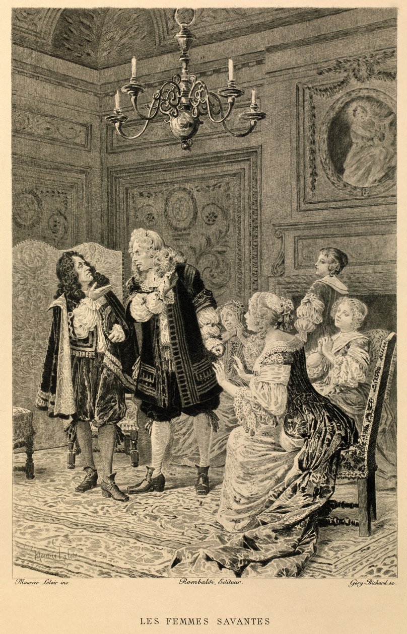 Moliérovy Savantky od Maurice Leloir