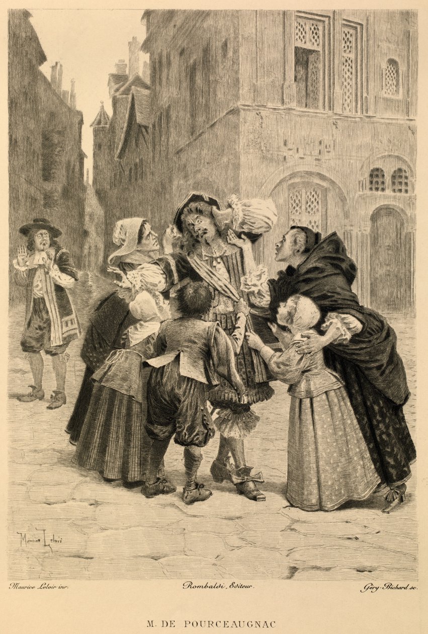 Monsieur de Pourceaugnac od Moliera od Maurice Leloir