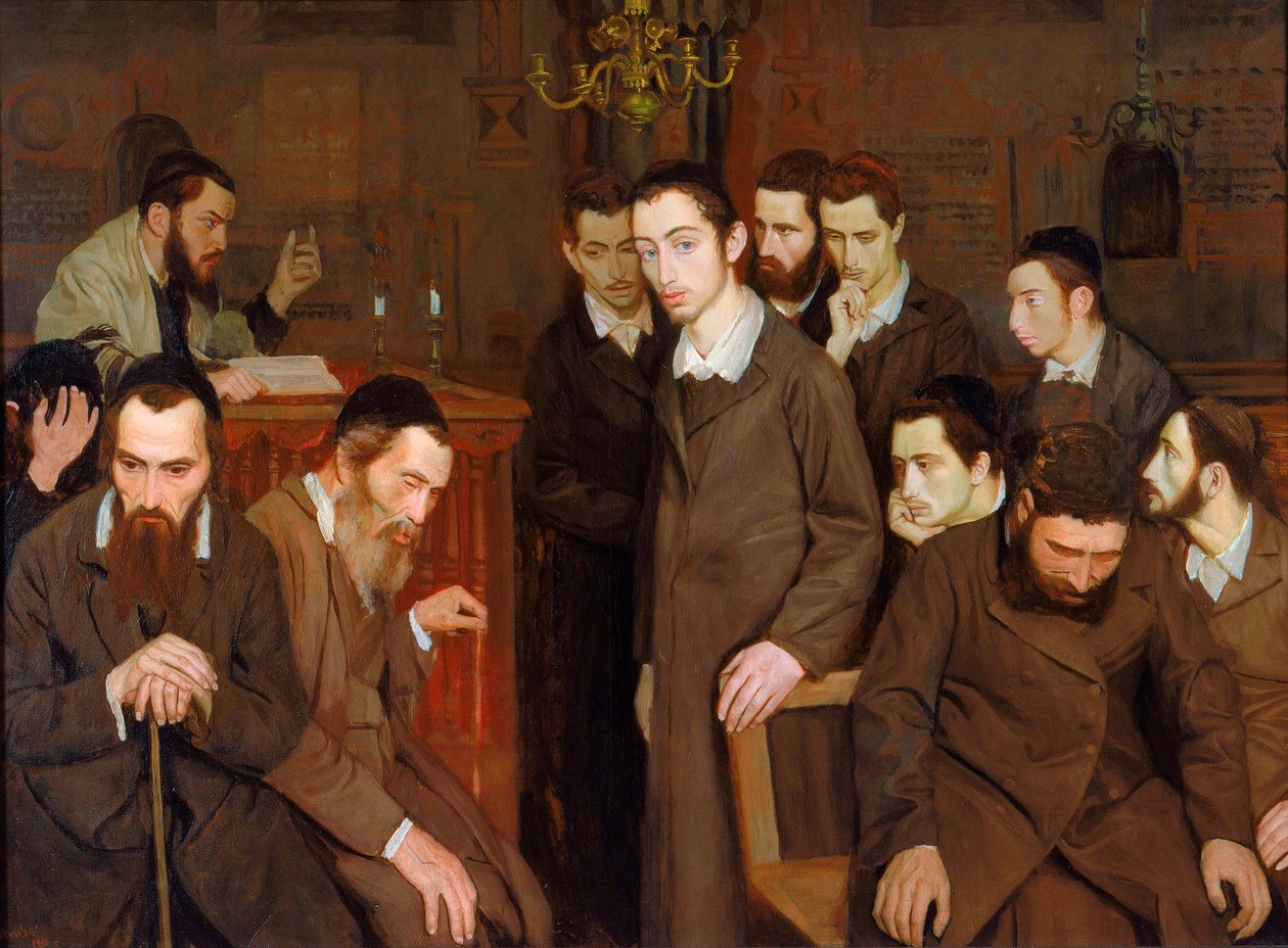 Nakoukl a zbláznil se – Podíval se a zbláznil – Minkowski, Maurycy (1881-1930) – 1910 – Olej na plátně – 109x133,4 – Židovské muzeum, New York ©FineArtImages/Leemage od Maurice Minkowski