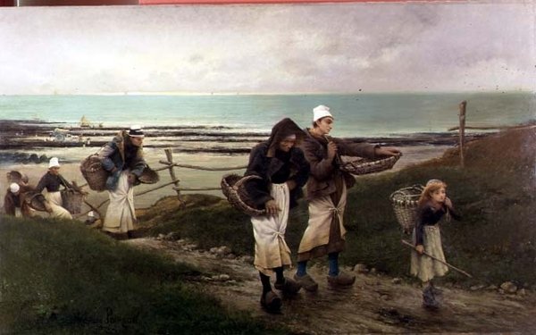 Bretonská scéna od Maurice Poirson