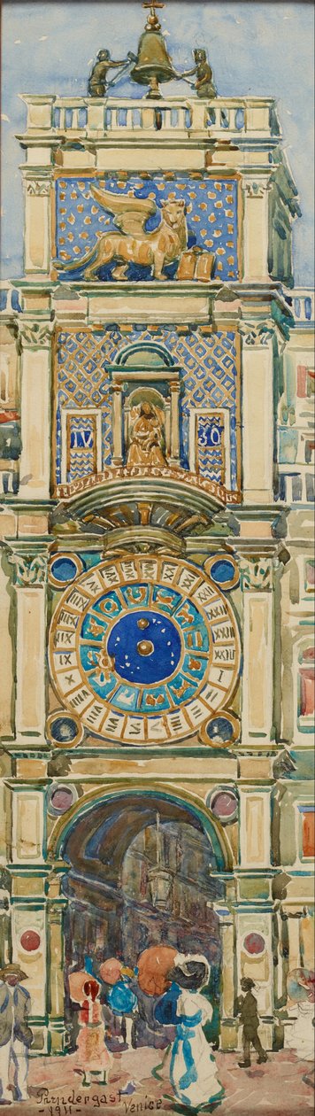Uhrturm, Markusplatz, Venedig od Maurice Prendergast