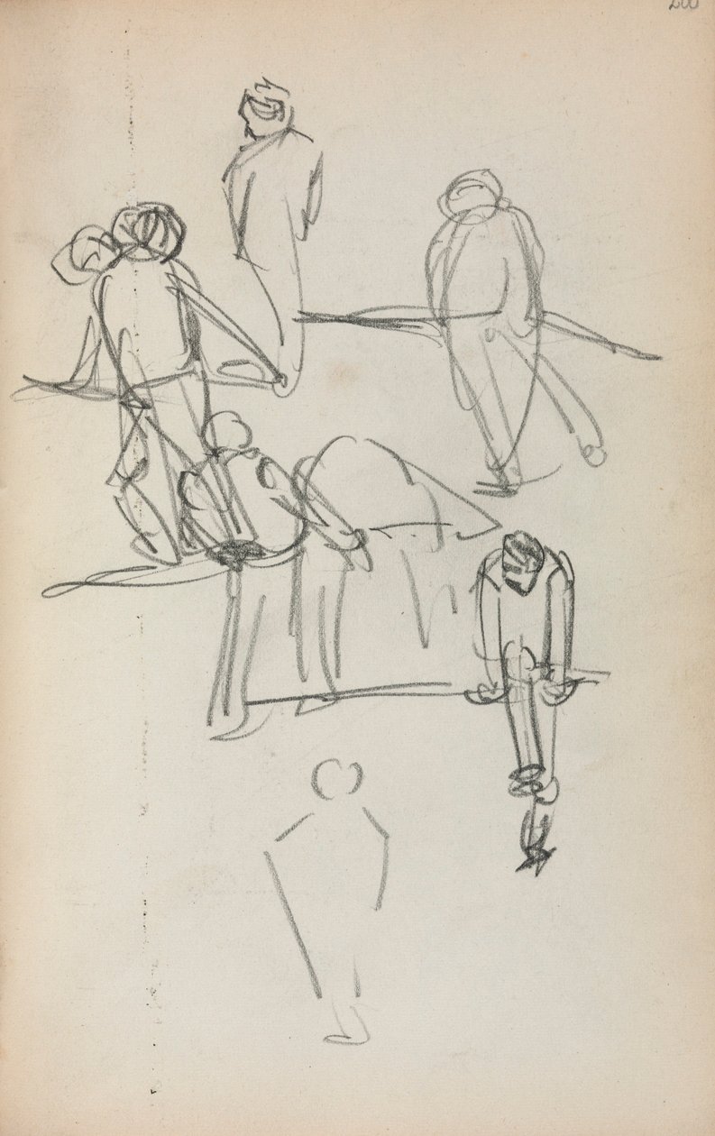Italský skicák: (str. 200) od Maurice Prendergast