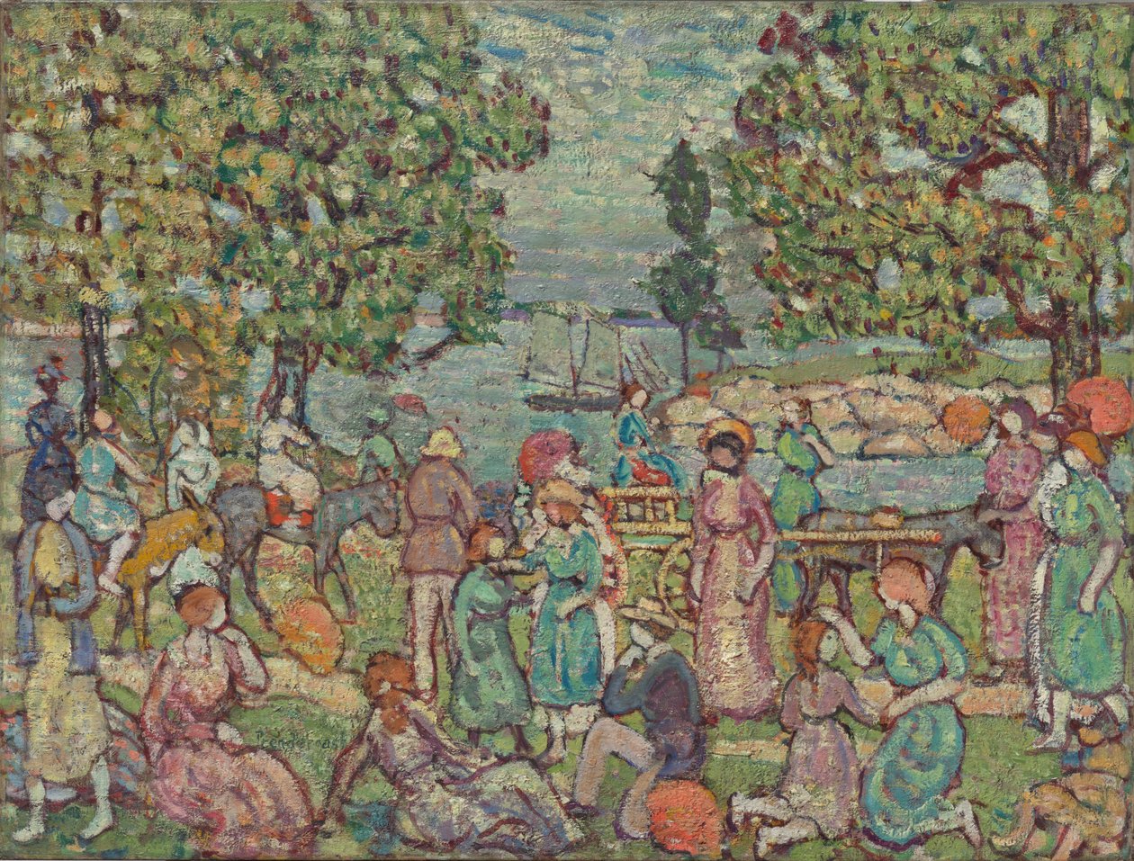 Na pláži, č. 3 od Maurice Prendergast