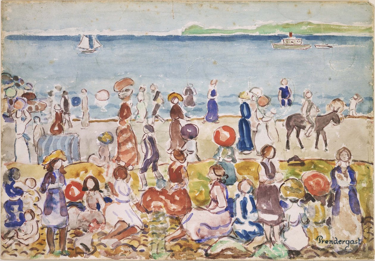 Revere Beach č. 2 od Maurice Prendergast
