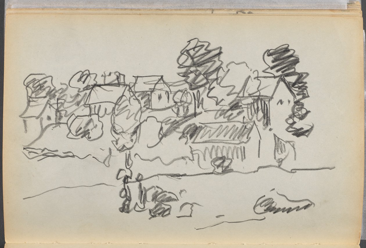 Skicář - Hotel Granite Shore, Rockport, strana 168: Domy od Maurice Prendergast