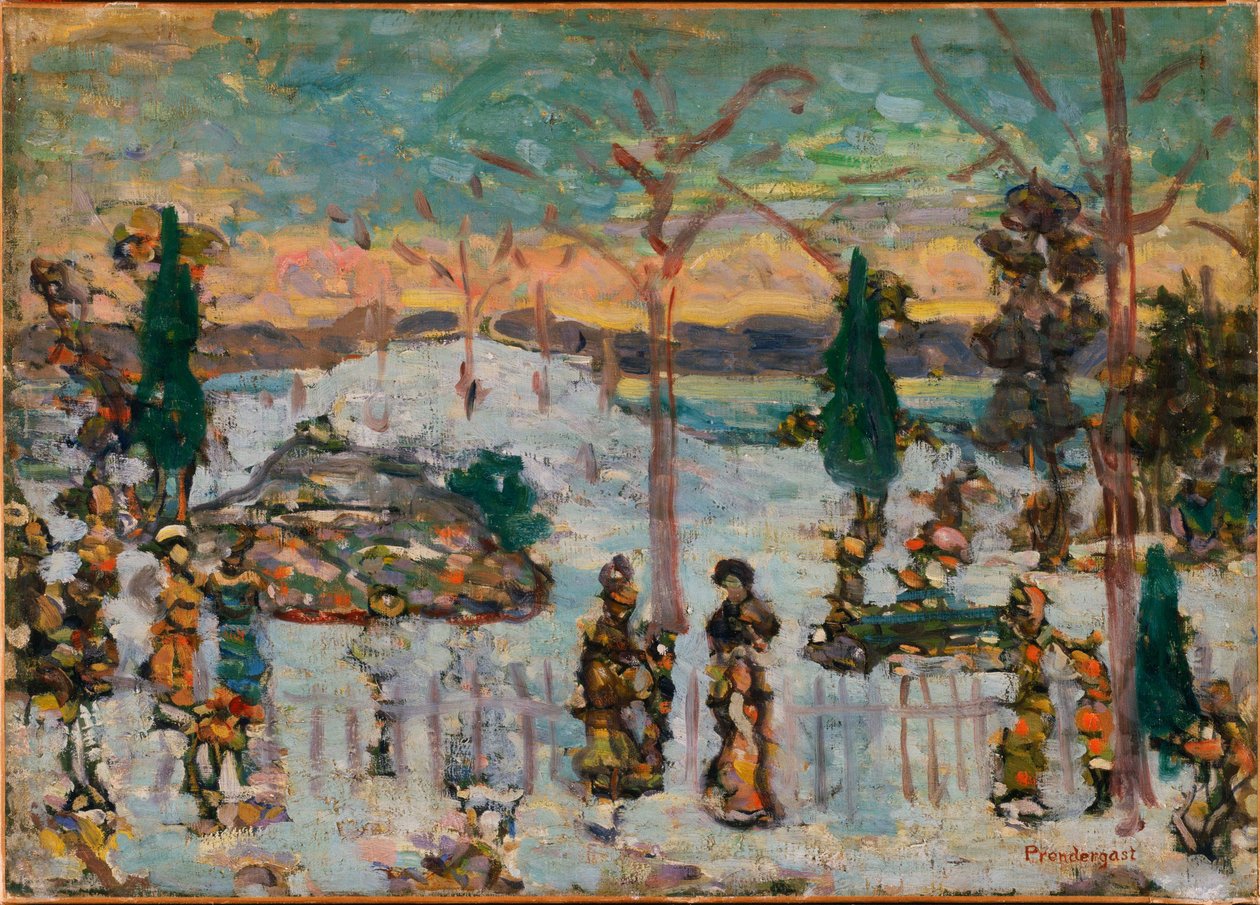 Sníh v dubnu od Maurice Prendergast