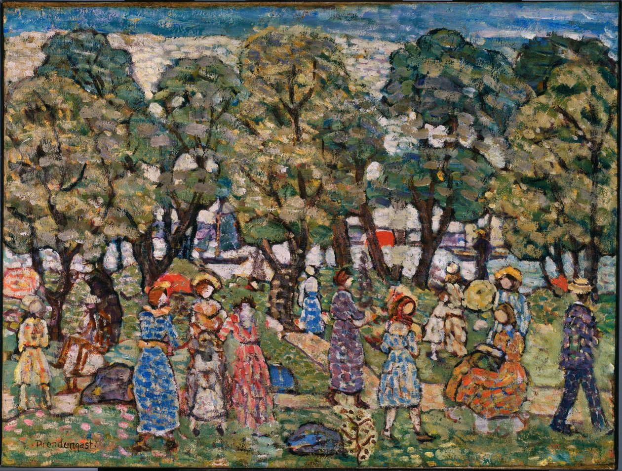 Pod stromy od Maurice Prendergast