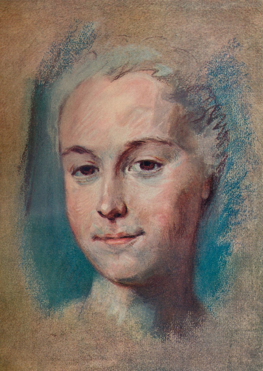 Camargo, c1743 od Maurice Quentin de La Tour