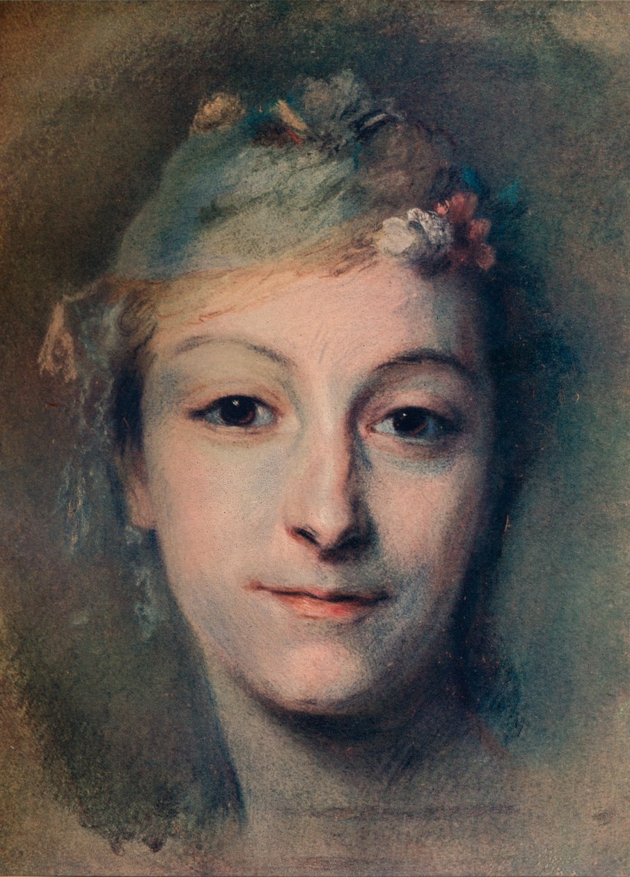 Mademoiselle Fel, c1756 od Maurice Quentin de La Tour