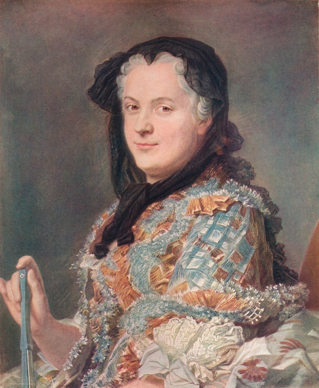 Marie Leczinska, c1748. od Maurice Quentin de La Tour