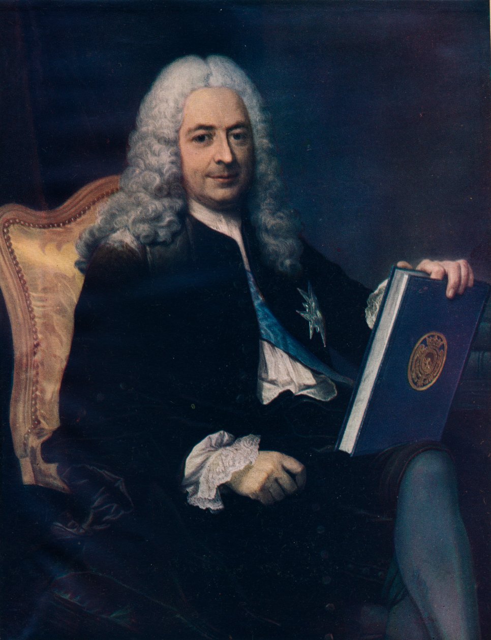 Philibert Orry de Vignory, c1737 od Maurice Quentin de La Tour