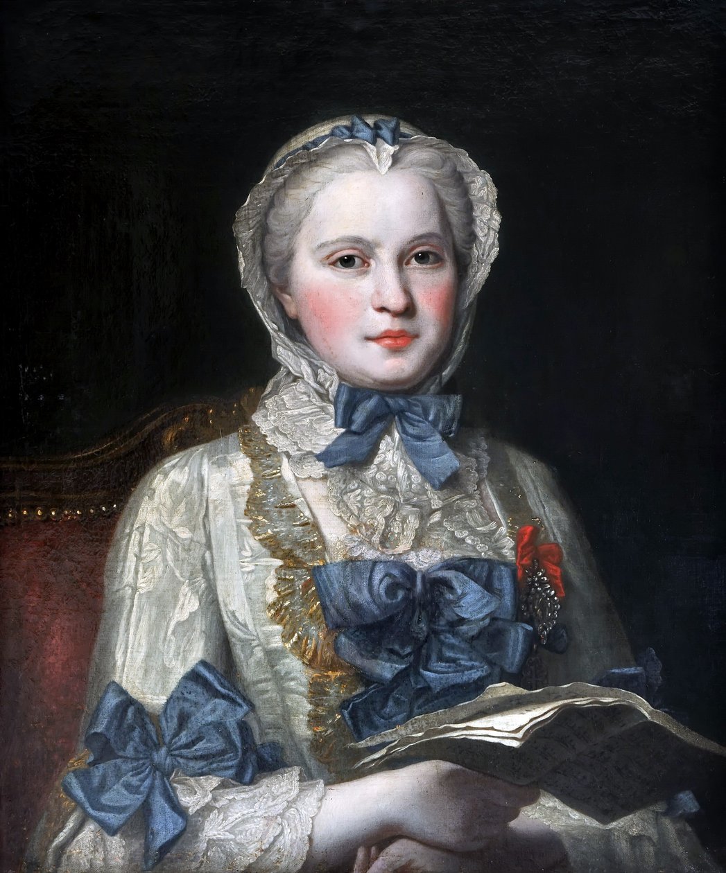 Portrét princezny Marie Josefy Saské 17311767 od Maurice Quentin de La Tour