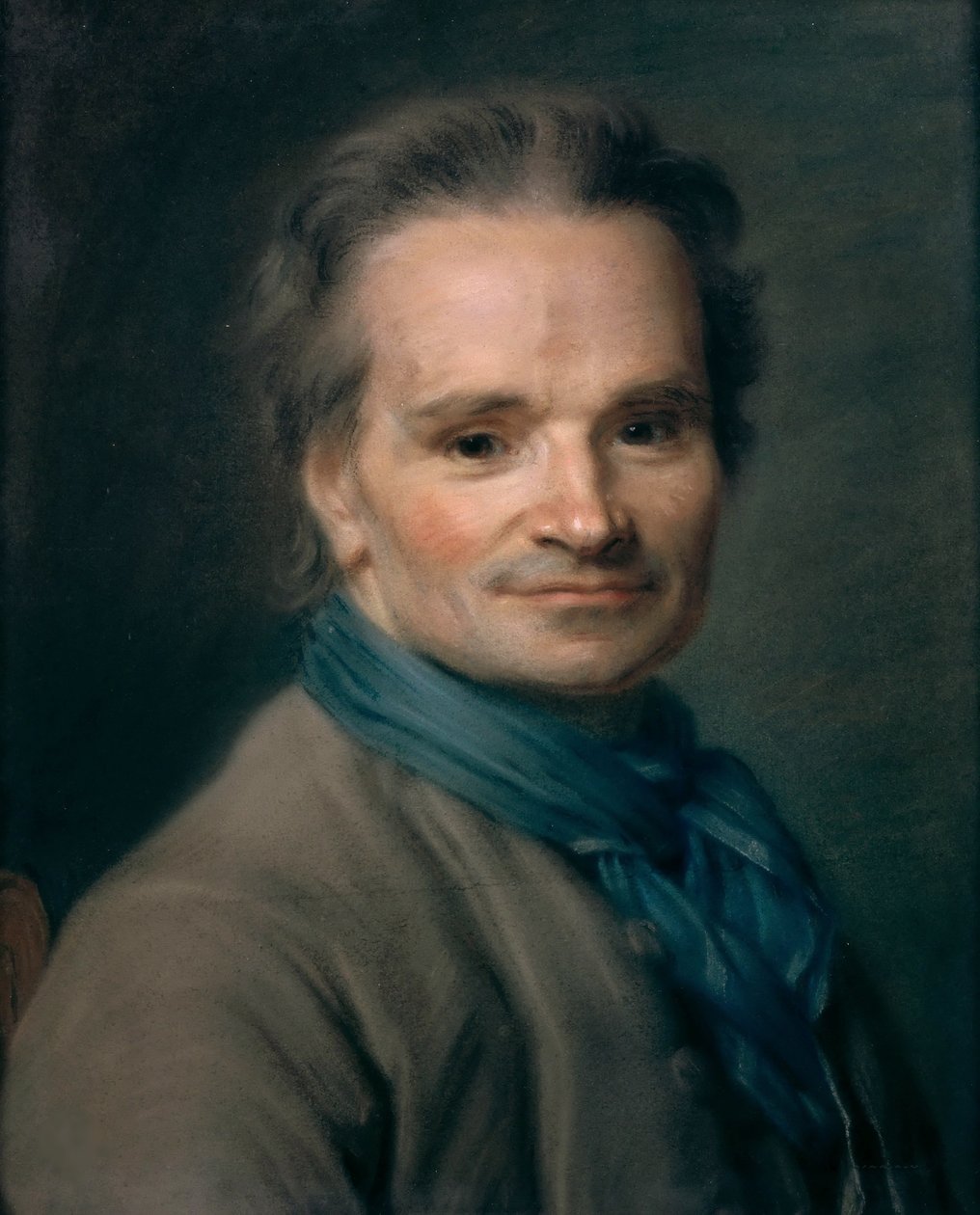 Portrét sochaře Jean-Baptiste Lemoyne 1704-1778, 1763. od Maurice Quentin de La Tour