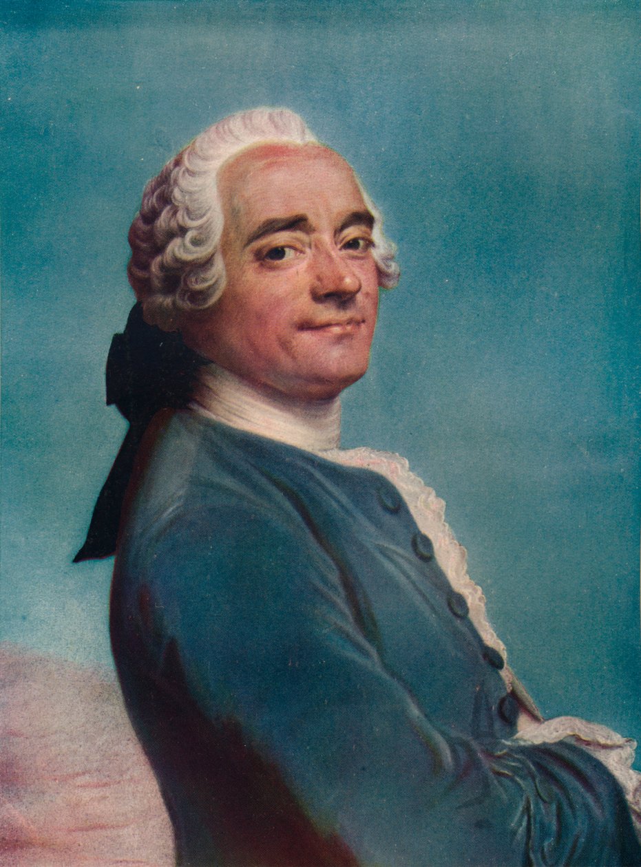Autoportrét s Lace Jabotem, c1750 od Maurice Quentin de La Tour