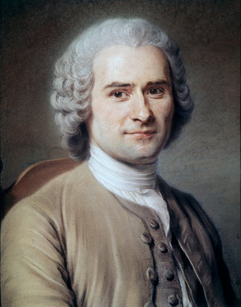 Portrét Jean Jacques Rousseau od Maurice Quentin de La Tour