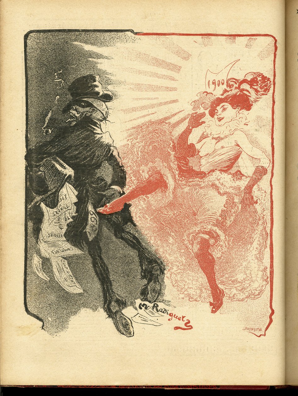 Ilustrace Maurice Radiguet (1866-1941) v Le Rire od Maurice Radiguet