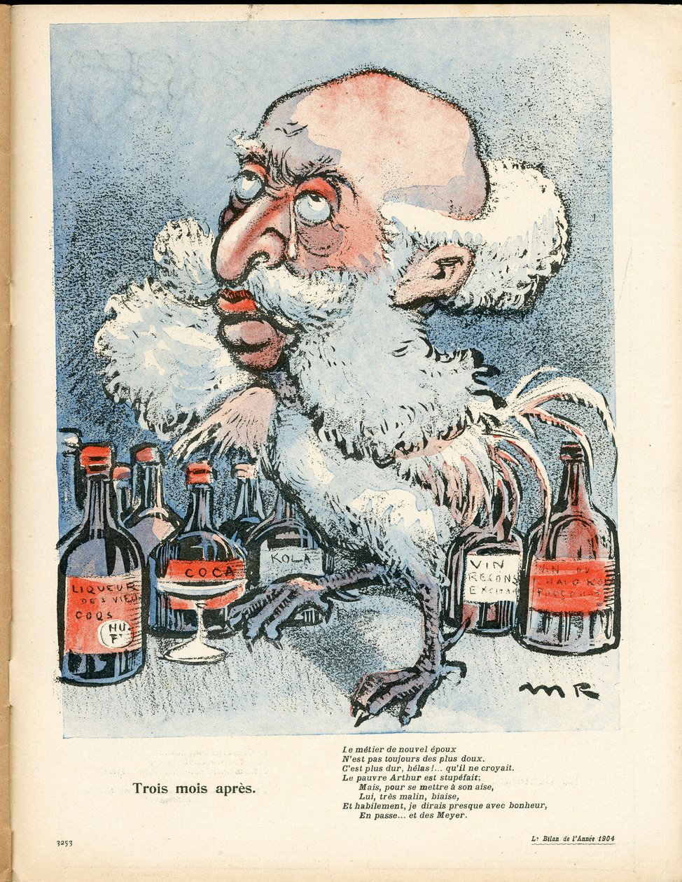 Máslový talíř, číslo 195, satirické barvy od Maurice Radiguet