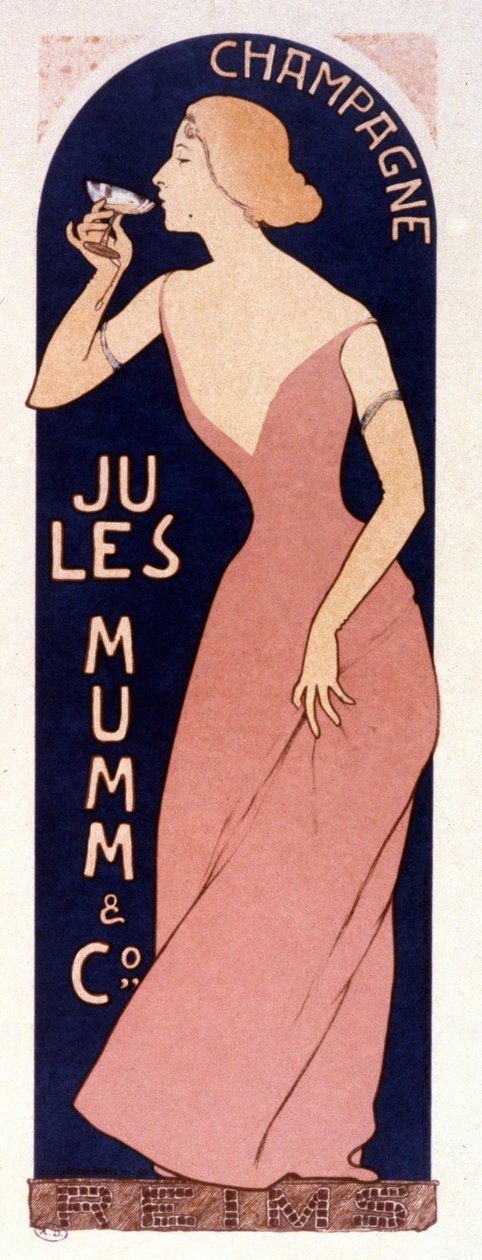 Šampaňské Jules Mumm od Maurice Realier Dumas
