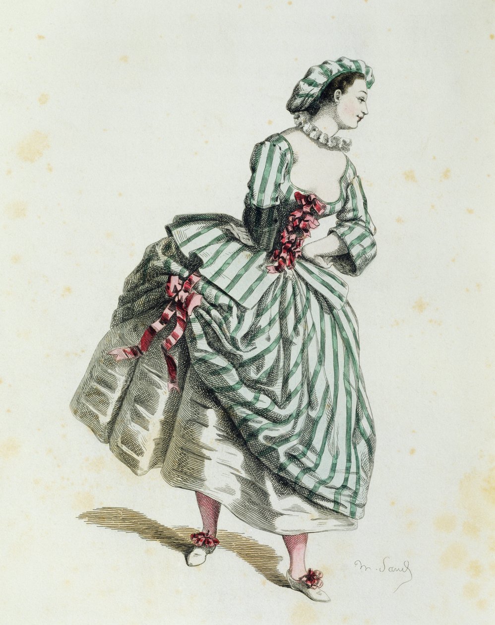 Corallina v roce 1744, Maurice Sand (1823-1889) od Maurice Sand
