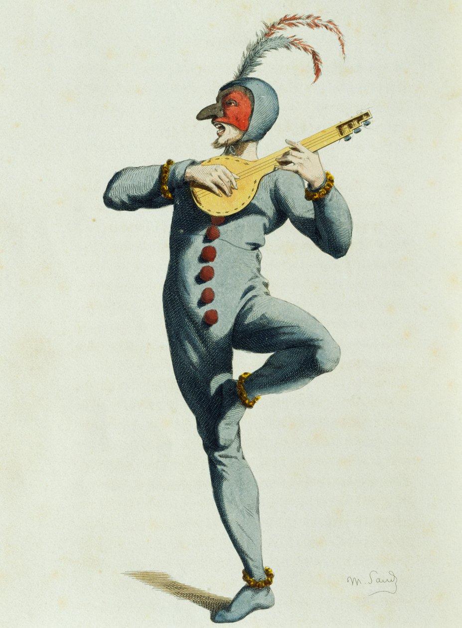 Coviello v roce 1550, Maurice Sand (1823-1889) od Maurice Sand