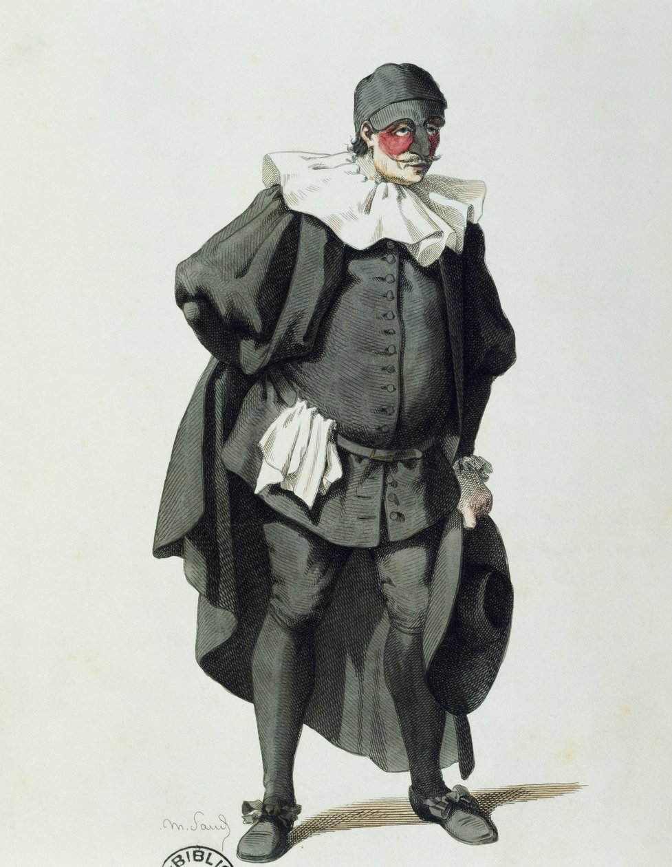 Dottor Balanzone v roce 1653, Maurice Sand (1823-1889) od Maurice Sand