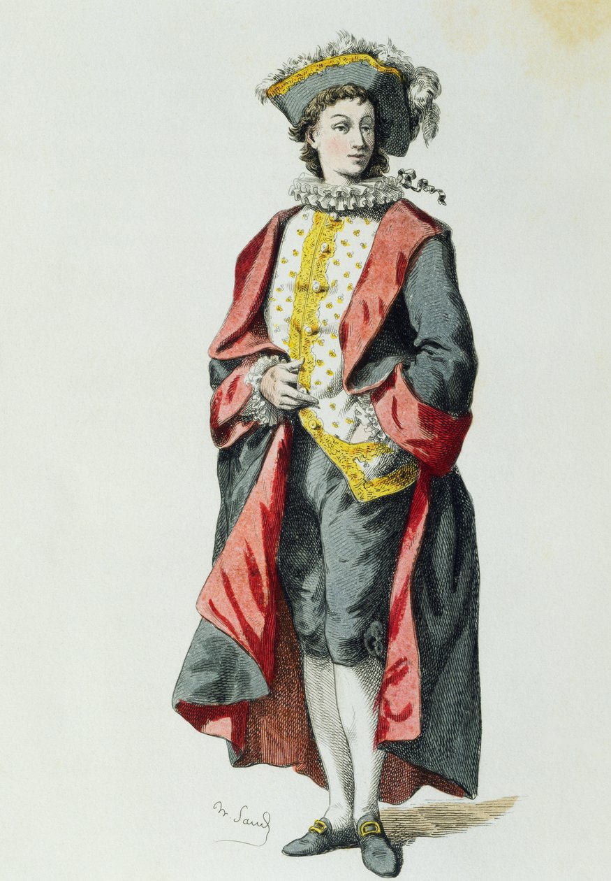 Lelio v roce 1726, Maurice Sand (1823-1889) od Maurice Sand