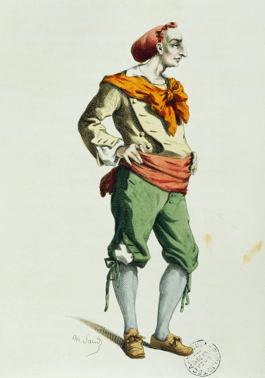 Meo Patacca v roce 1800, Maurice Sand (1823-1889) od Maurice Sand
