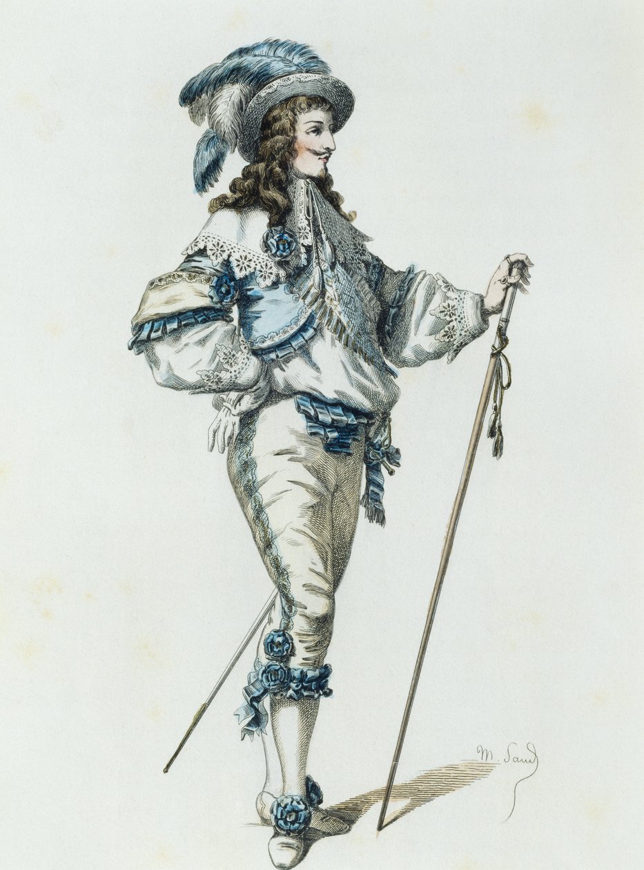 Young Lover, Maurice Sand (1823-1889) od Maurice Sand