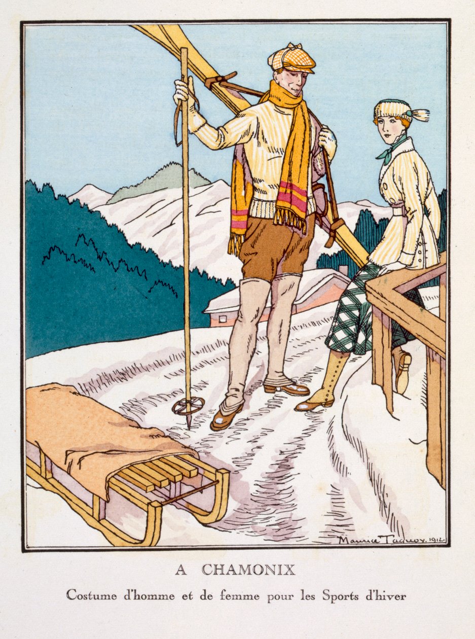 V Chamonix, deska II z 
